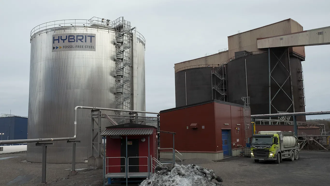 HYBRIT-anläggning i Malmberget