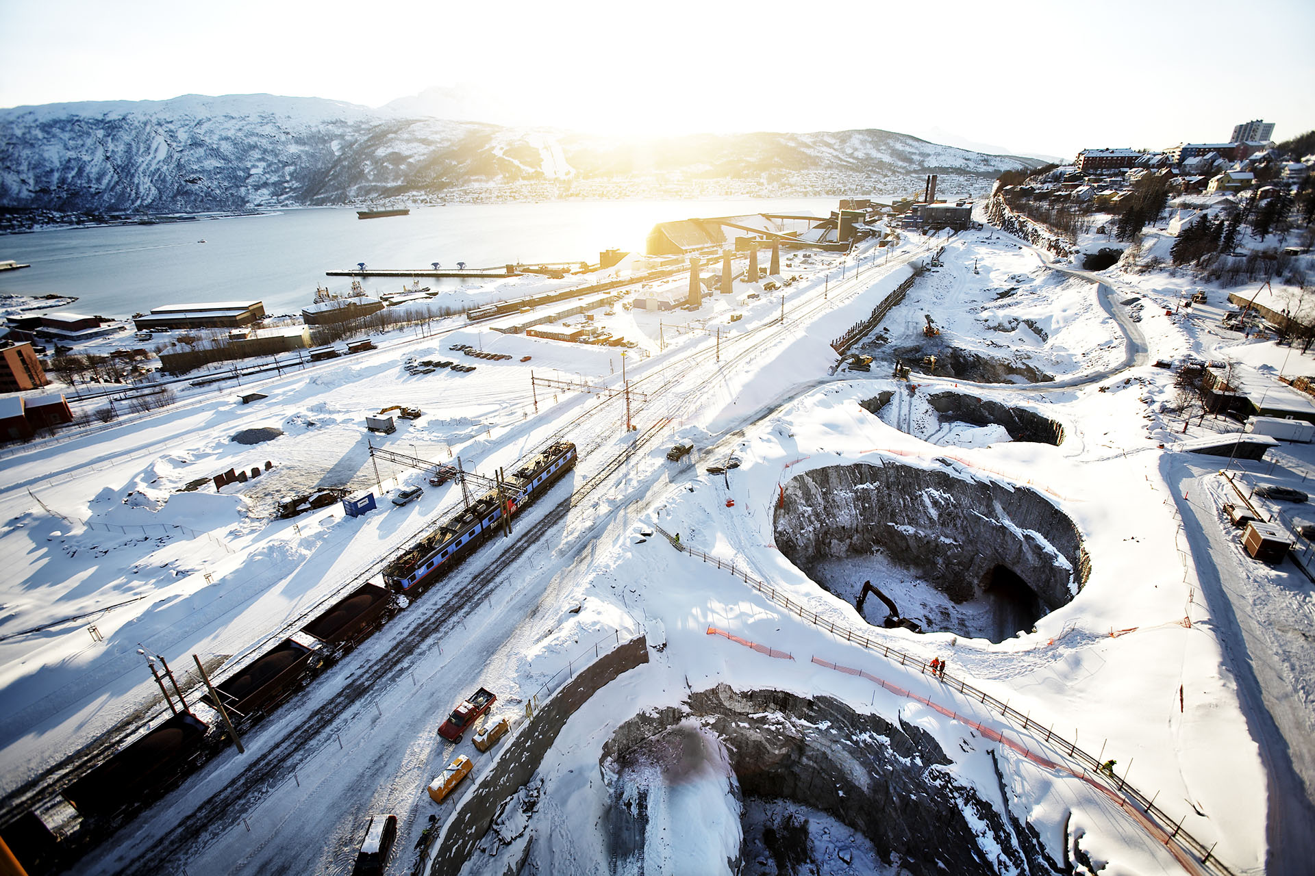 Malmhamnen i Narvik