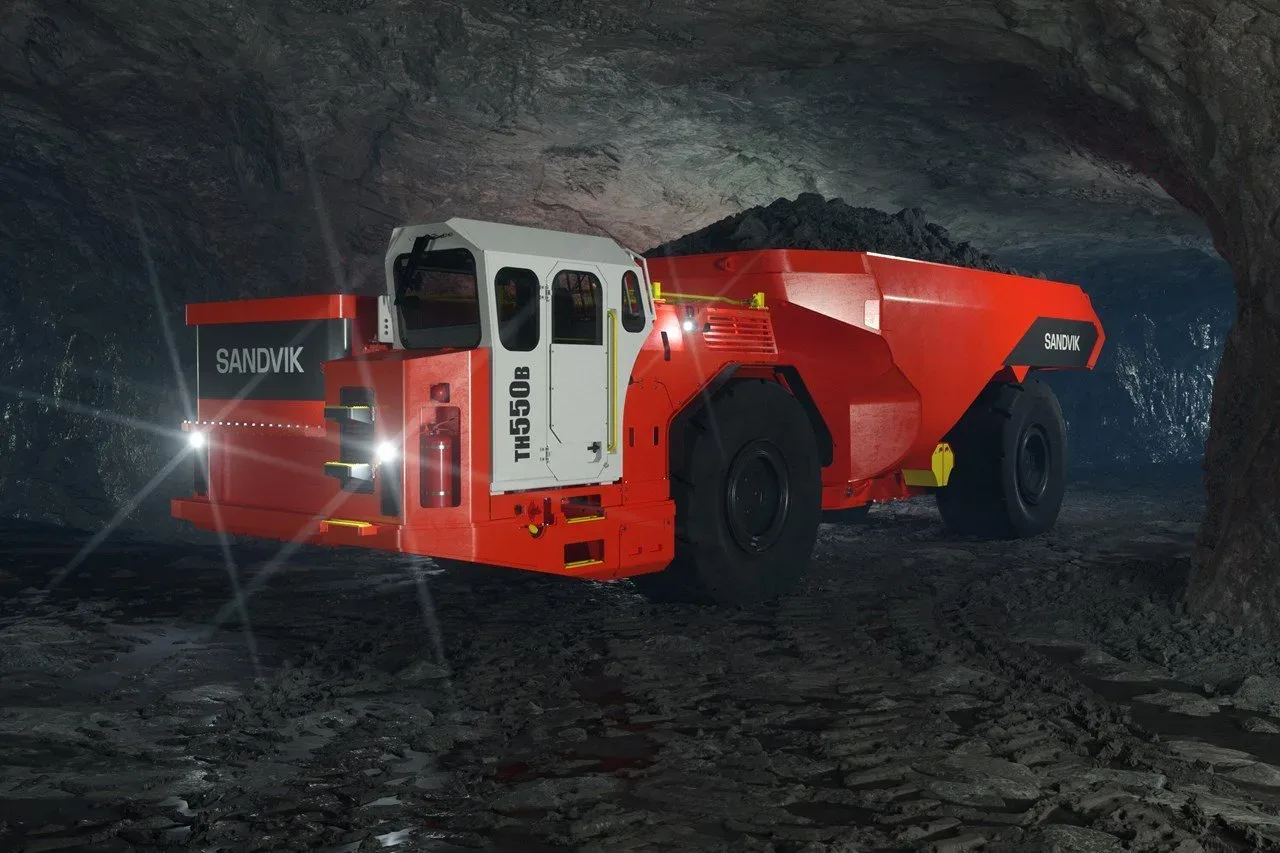 Batteridriven gruvtruck