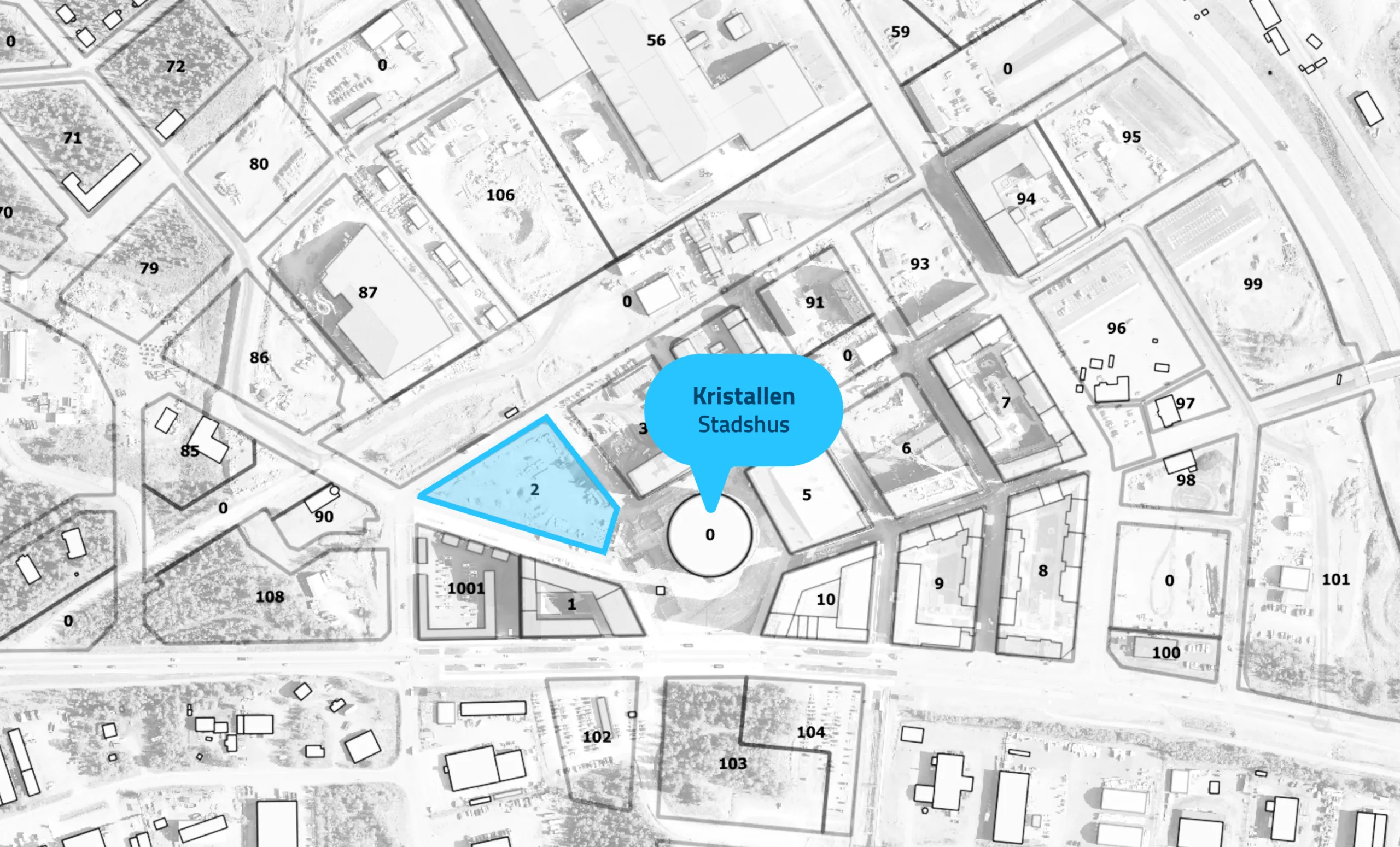 Karta över kvarter 2