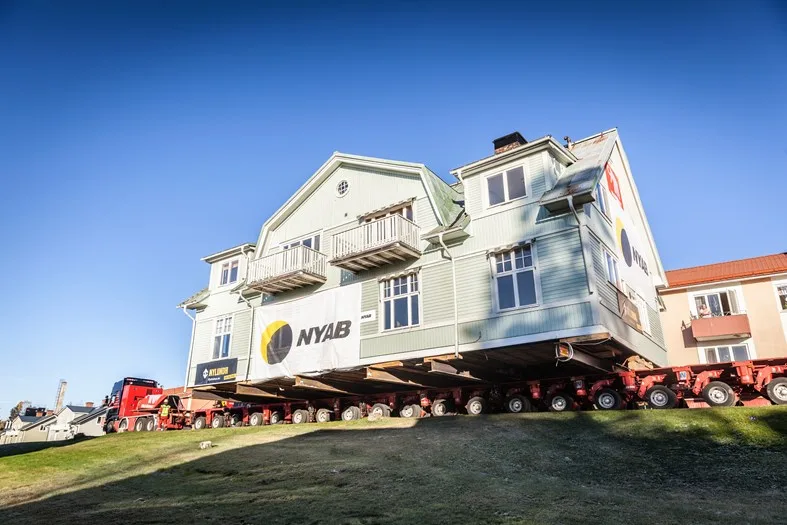 Husflytt i Malmberget