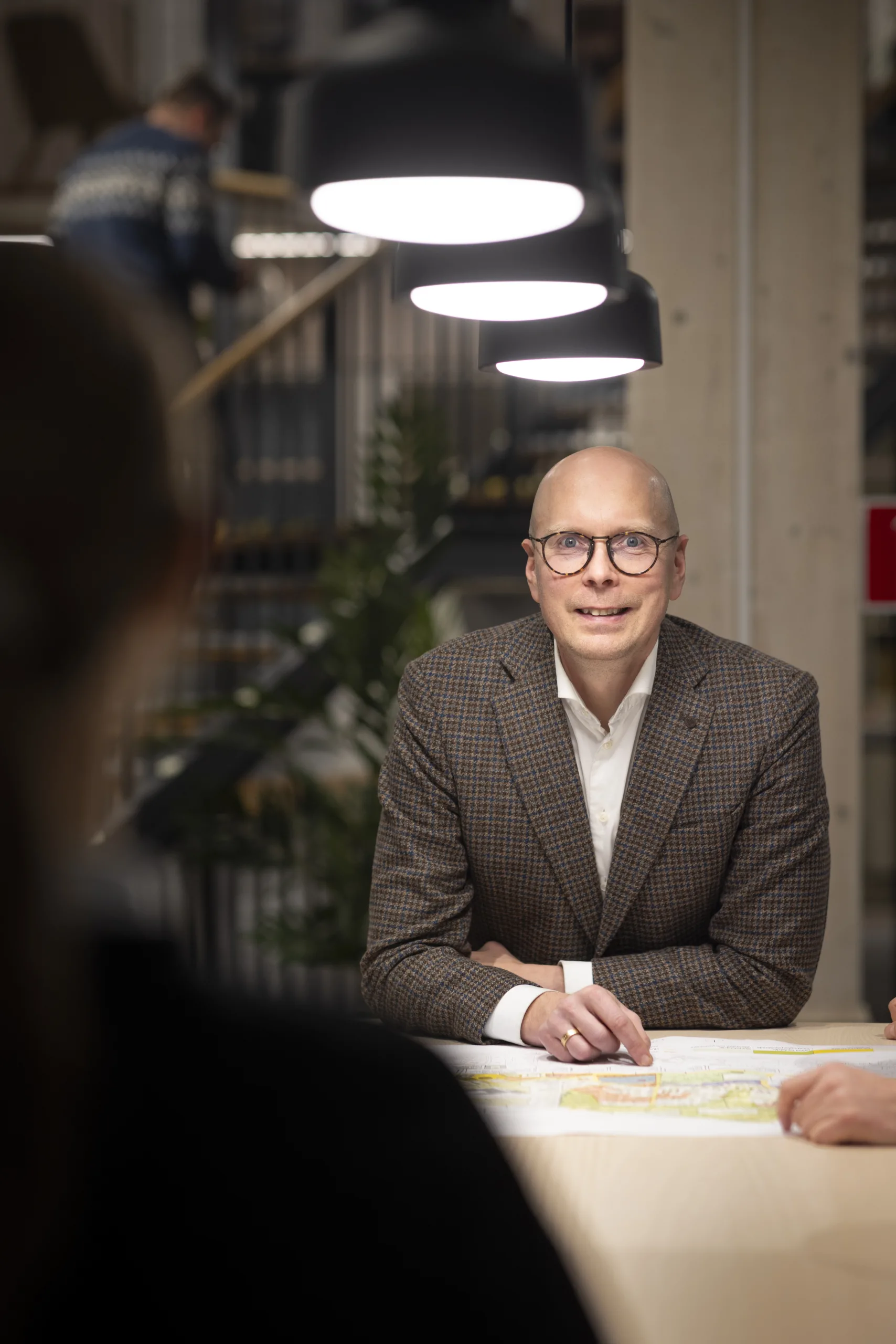 Linus Niva i kontorsmiljö