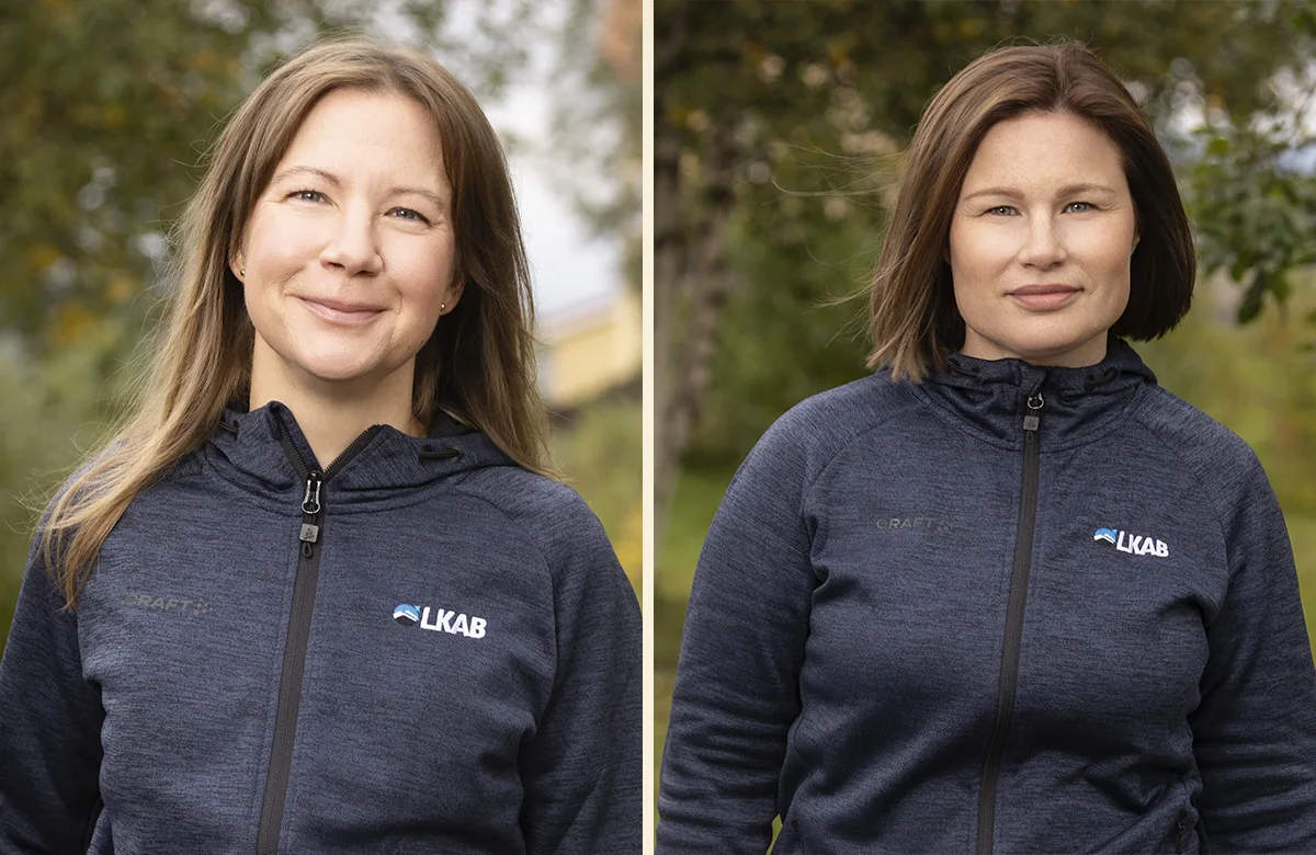 Kollage Karolina och Sara