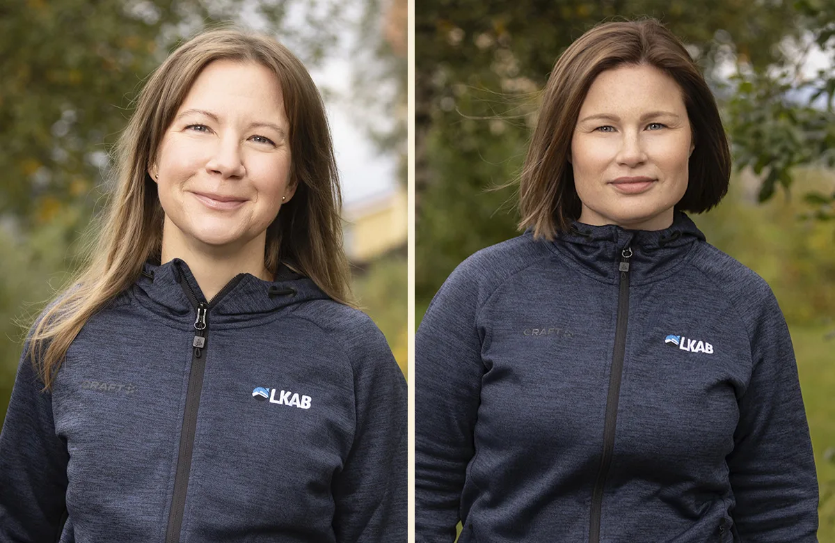 Kollage Karolina och Sara