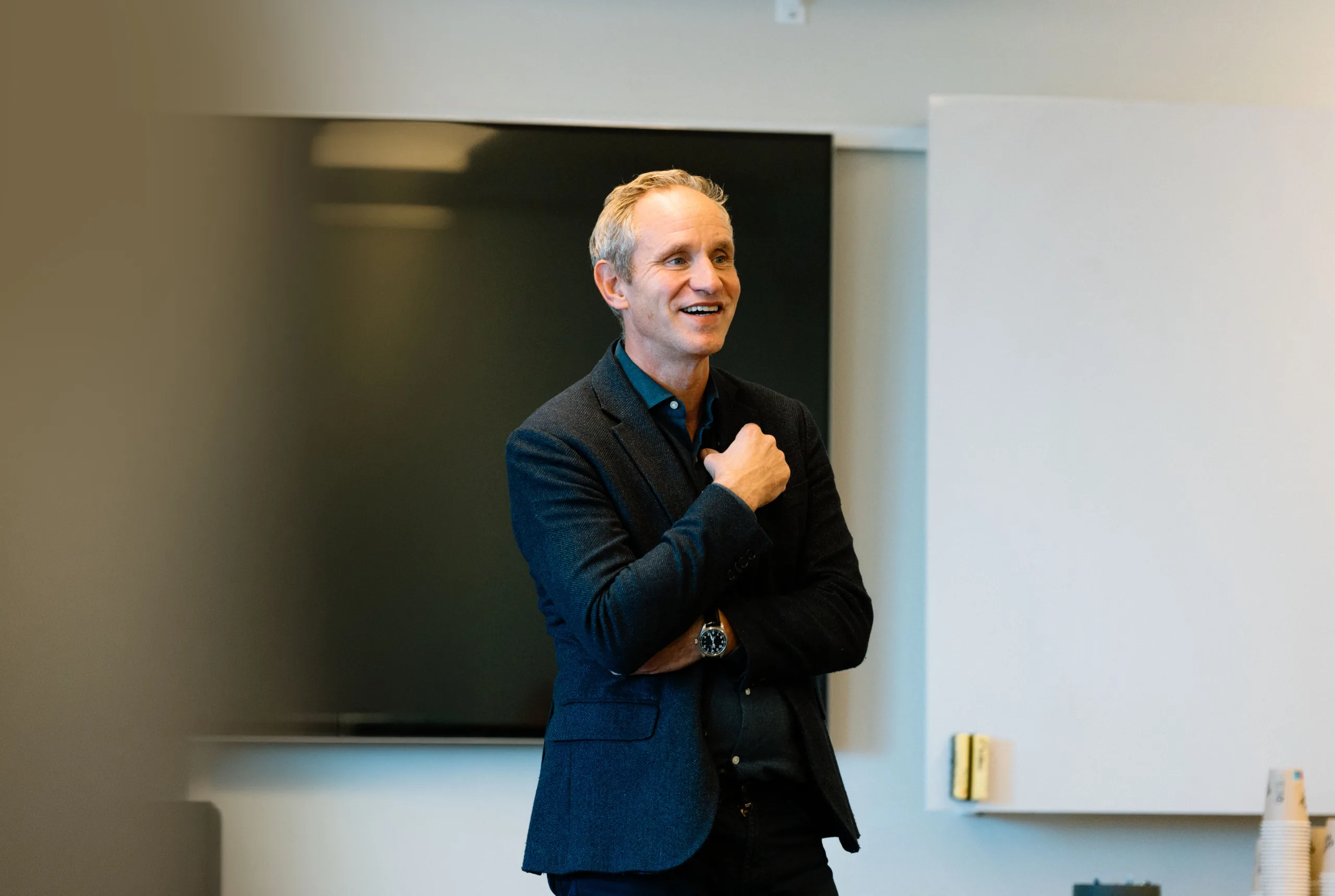 Johan Menckel på besök
