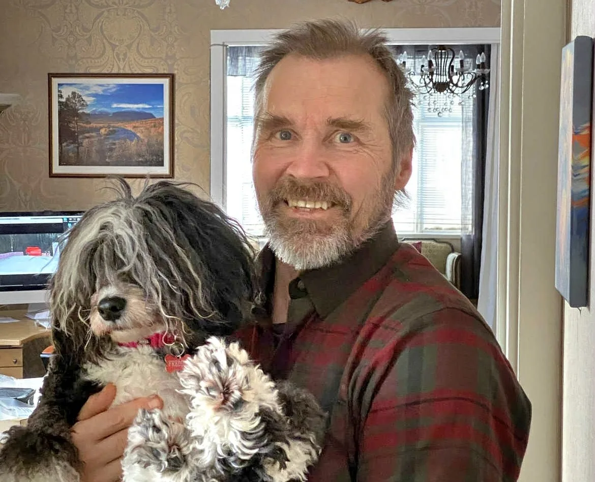 Tomas Utsi och hans hund